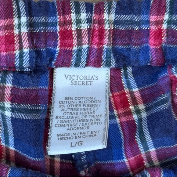 Victoria's Secret Y2K Blue and Pink Plaid Pajama Set, sz L, great condition - Picture 16 of 16